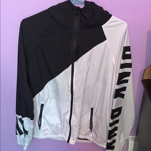 Victoria’s Secret pink raincoat